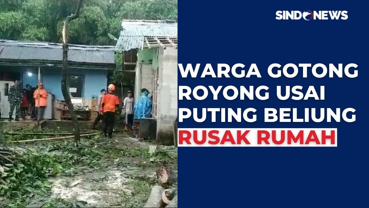 3 Rumah Hancur Tertimpa Pohon Tumbang akibat Terjangan Angin Kencang di Banyumas
