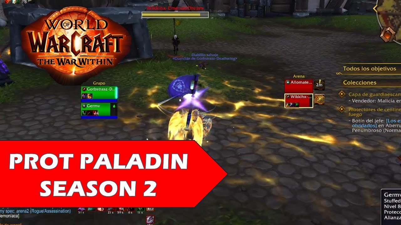 ARENA 2 V 2 - HIGH DAMAGE AND HEALING OF PROT PALADIN IN SEASON 2 TWW