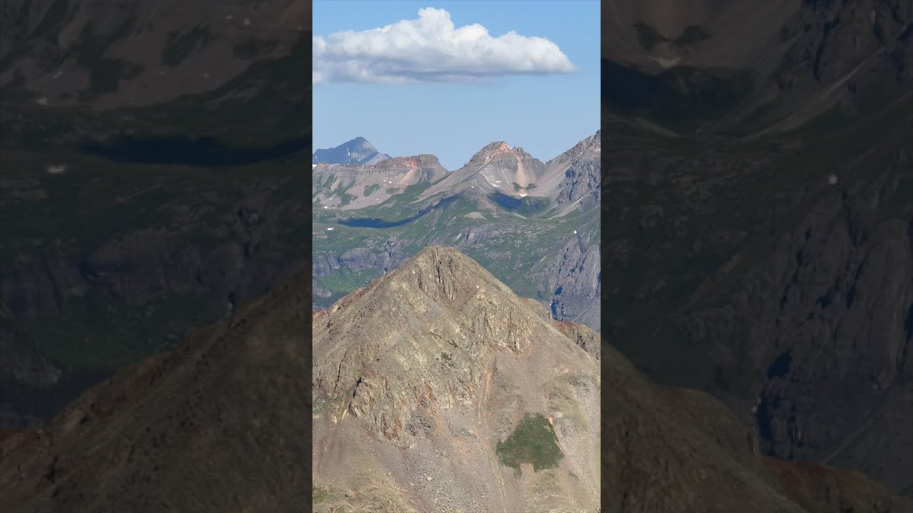 Sultan Mountain hike near Silverton, Colorado