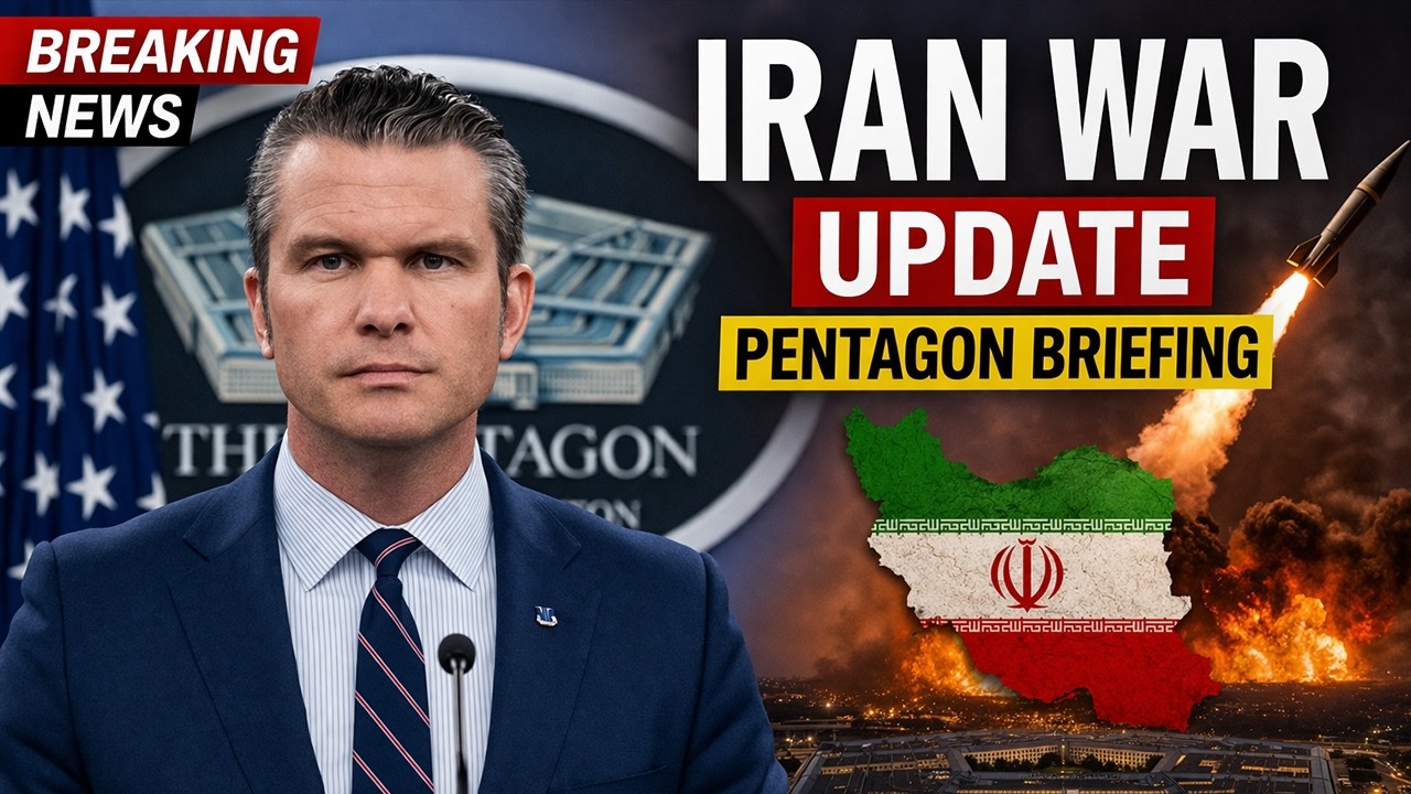 Pentagon LIVE | Pete Hegseth LIVE | Iran LIVE | Pete Hegseth Holds Pentagon Briefing On Iran War