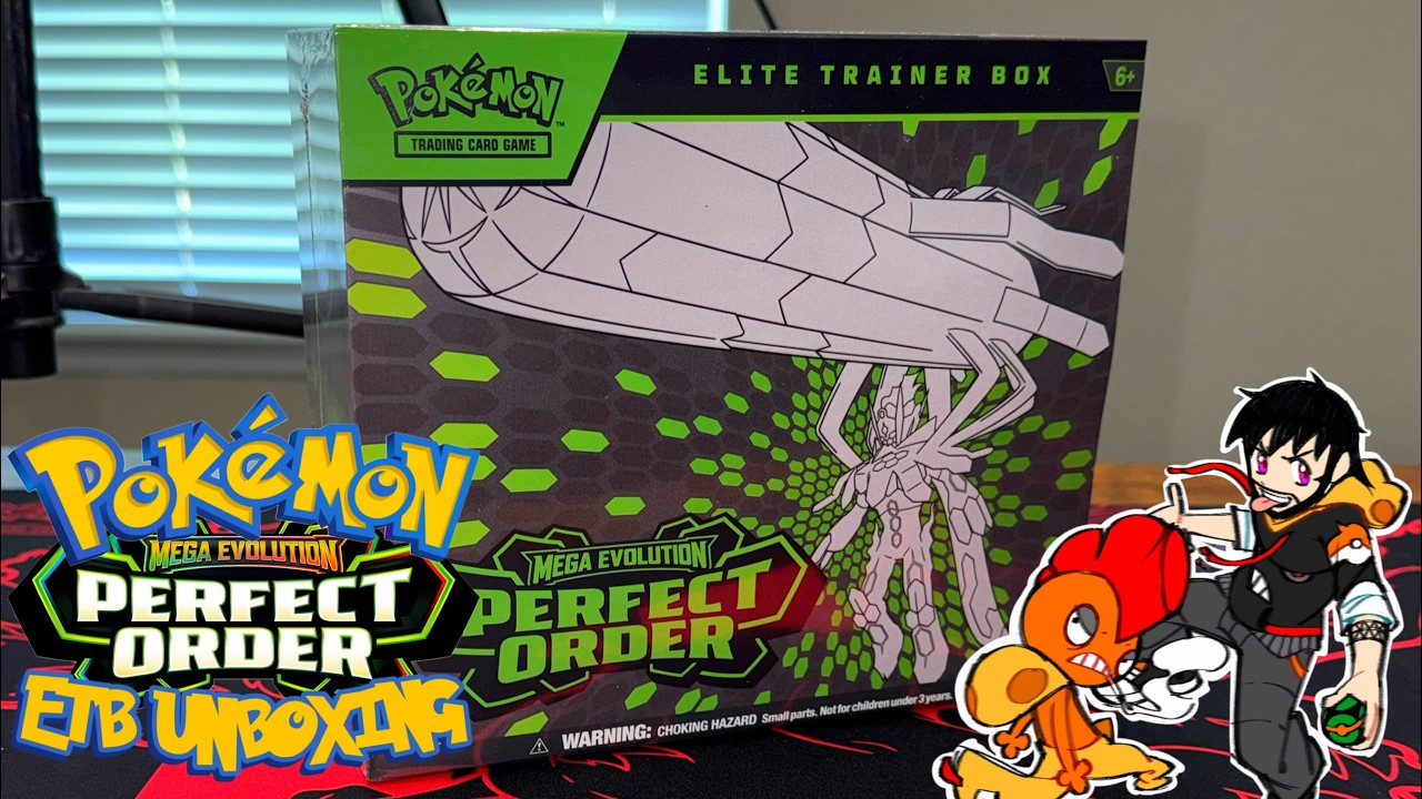 Pokemon Mega Evolution: Perfect Order Elite Trainer Box Unboxing