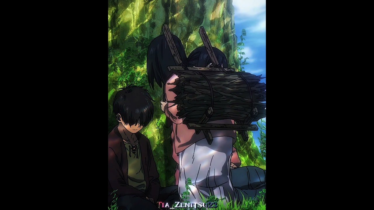 「 We all cried here&hellip; 」💔「 AOT - Eren Mikasa Sad Edit 」#aot #eren #edit