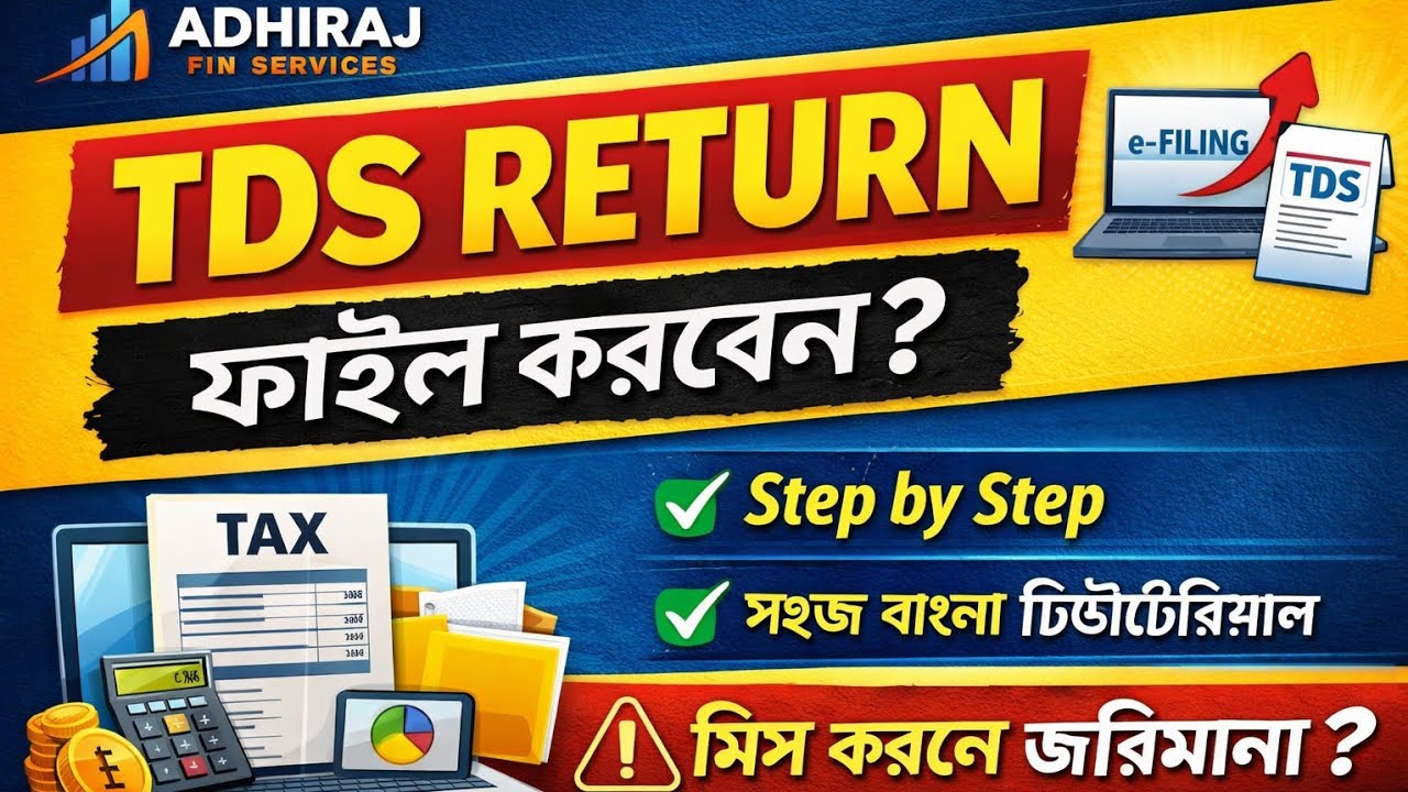 TDS Return কিভাবে File করবেন? Step by Step Bengali Guide (2026) How To File TDS RETURN 