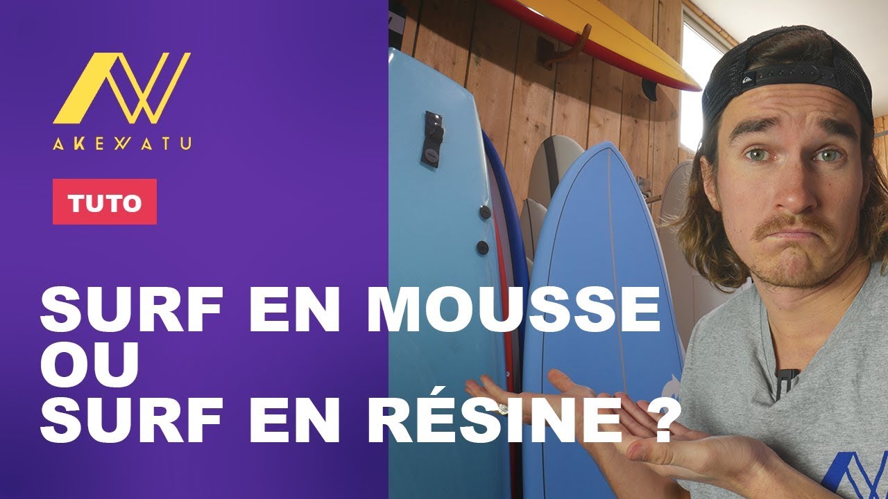 SURF DEBUTANT : PLANCHE EN MOUSSE OU EN R&Eacute;SINE ?