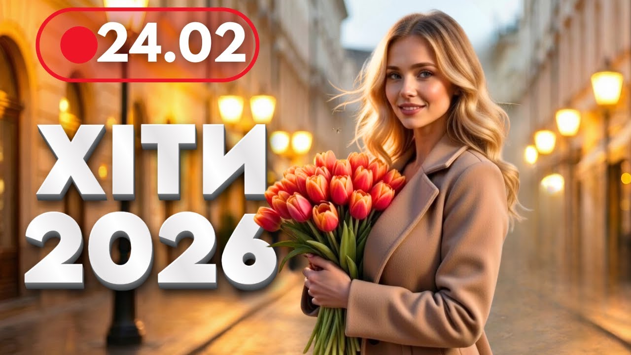 Хіти 2026 🔥 24  лютого - Нові українські танцювальні пісні | Музика для гарного настрою