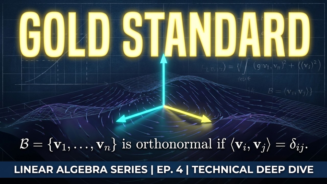 Linear Algebra for Machine Learning: What Are Orthonormal Bases And Why Do We Need Them