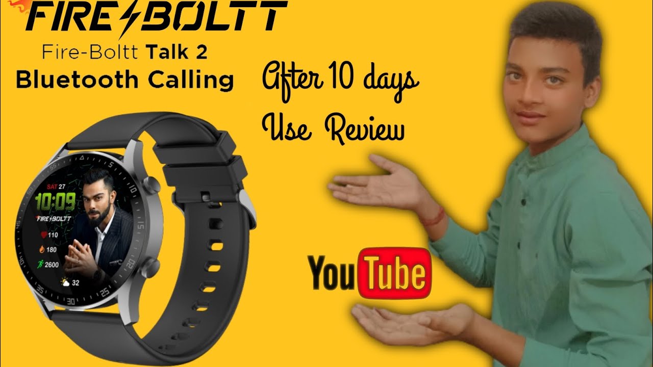 Firebolt Talk 2 Bluetooth Calling Smartwatch | After 10 days use review |  #after10daysusereview