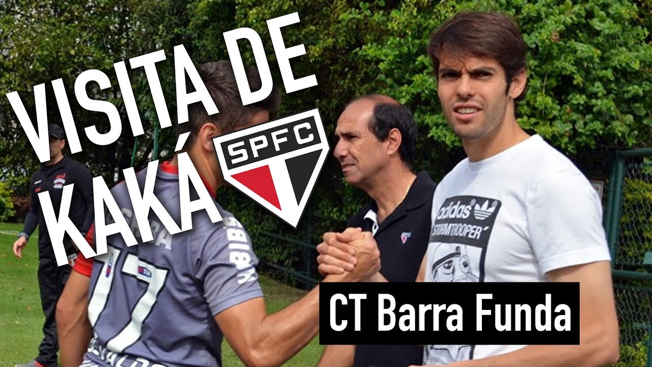 Visita de Kaká ao CT da Barra Funda - São Paulo FC