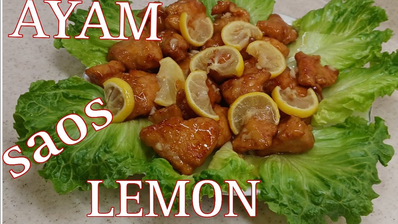 Ayam saos lemon.Style Chinese Food