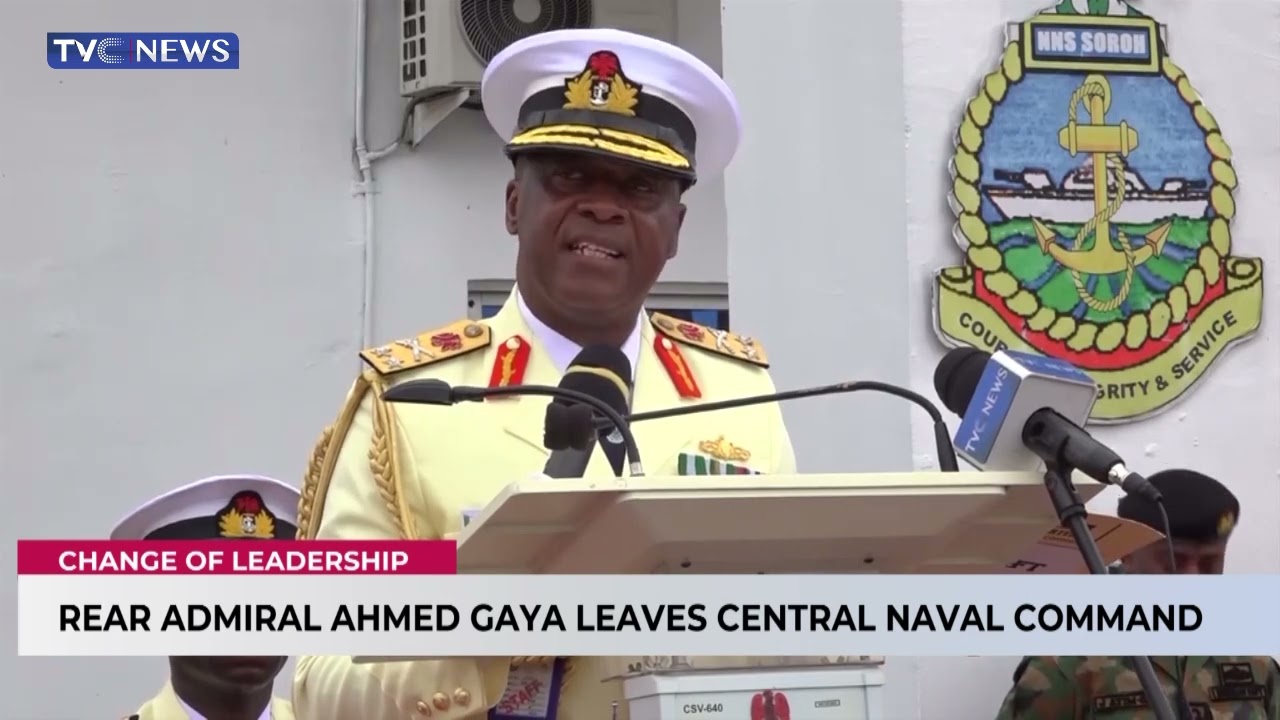Rear Admiral Ahmed Gaya Leaves Central Naval Command Amid Change Of Leadership