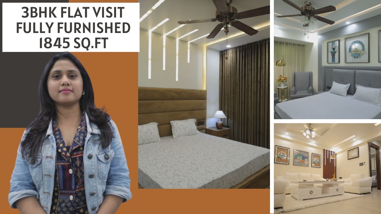 3BHK Luxury Fully Furnished Flat | 1845 Sq.ft | Delhi NCR | Kundli, Sonipat |