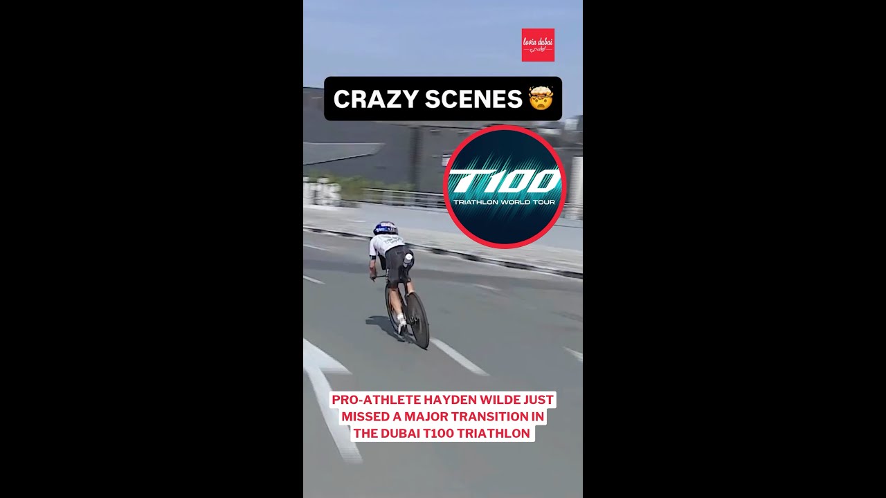 Some crazyyy drama unfolded at the T100 Triathlon 👀