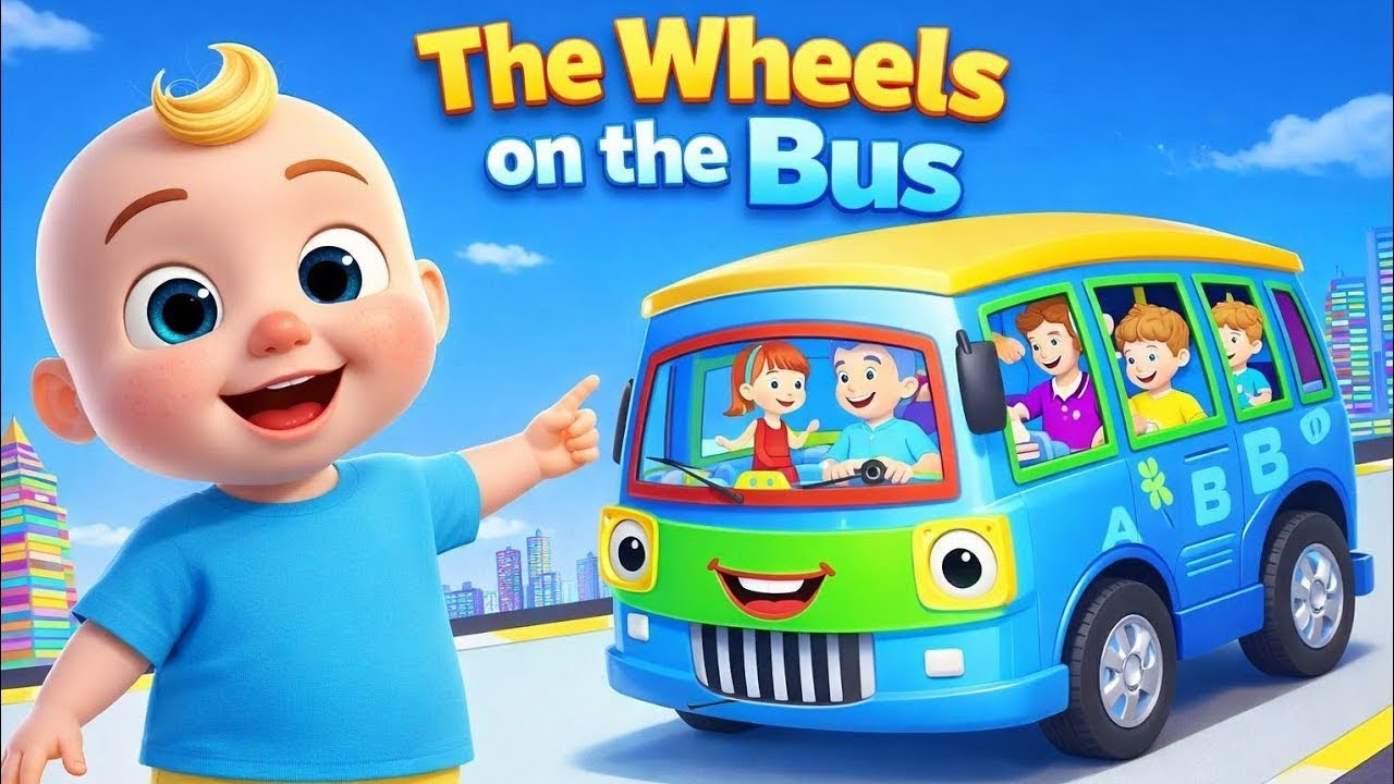 📌 The Wheels on the Bus 🚌🎵 | Round & Round with the Crew! ✨ | Baby Bubbles