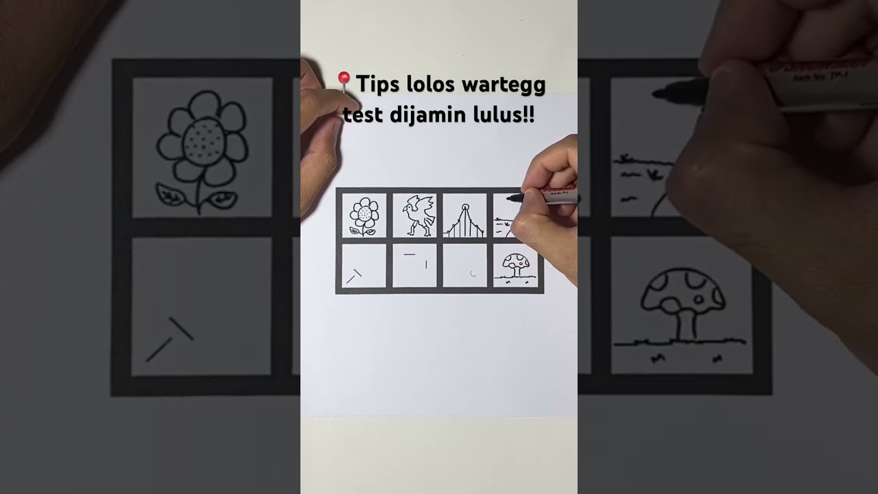 Tips & Trik lulus wartegg test saat tes kerja!! Dijamin lulus silahkan dicoba! 😁🔥