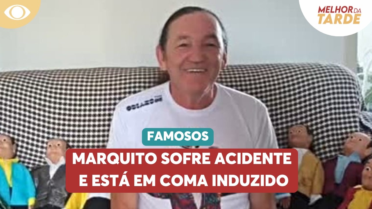 Marquito sofre acidente e está em coma induzido | Melhor da Tarde