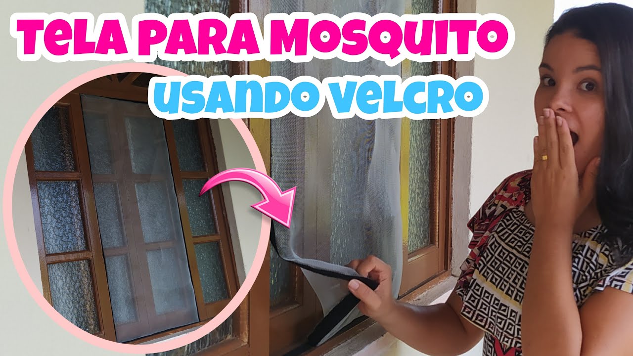 Tela de Mosquiteiro usando Velcro | Faça Você Mesmo | DIY