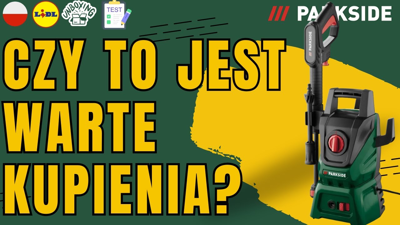 MYJKA CIŚNIENIOWA Parkside PHD 110 G2 POLSKA POLSKI LIDL