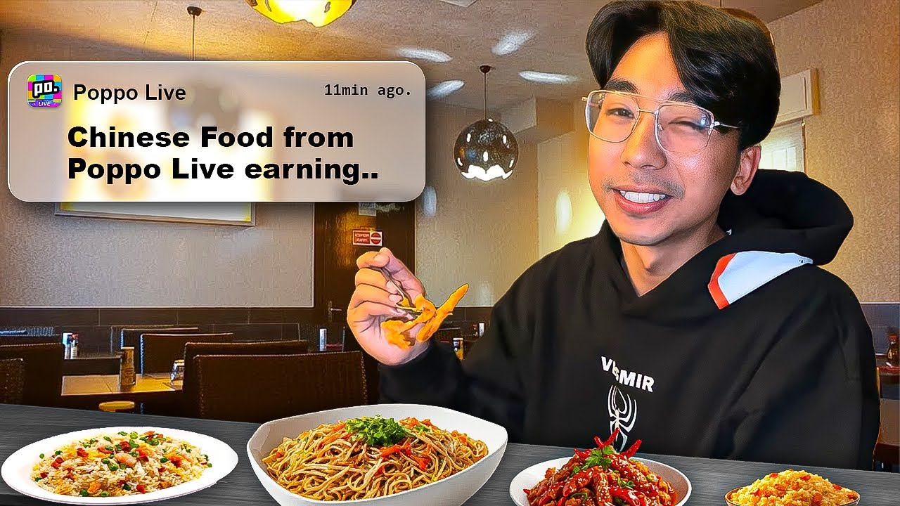 Poppo Live Ko Paisa Le Chinese Food 🤤😋