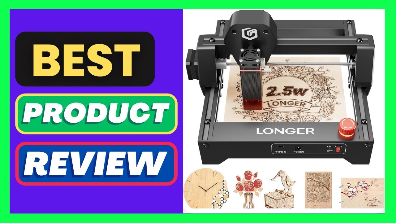 LONGER RAY5 Laser Engraver 2500mW High Precision 0.04 * 0.04mm