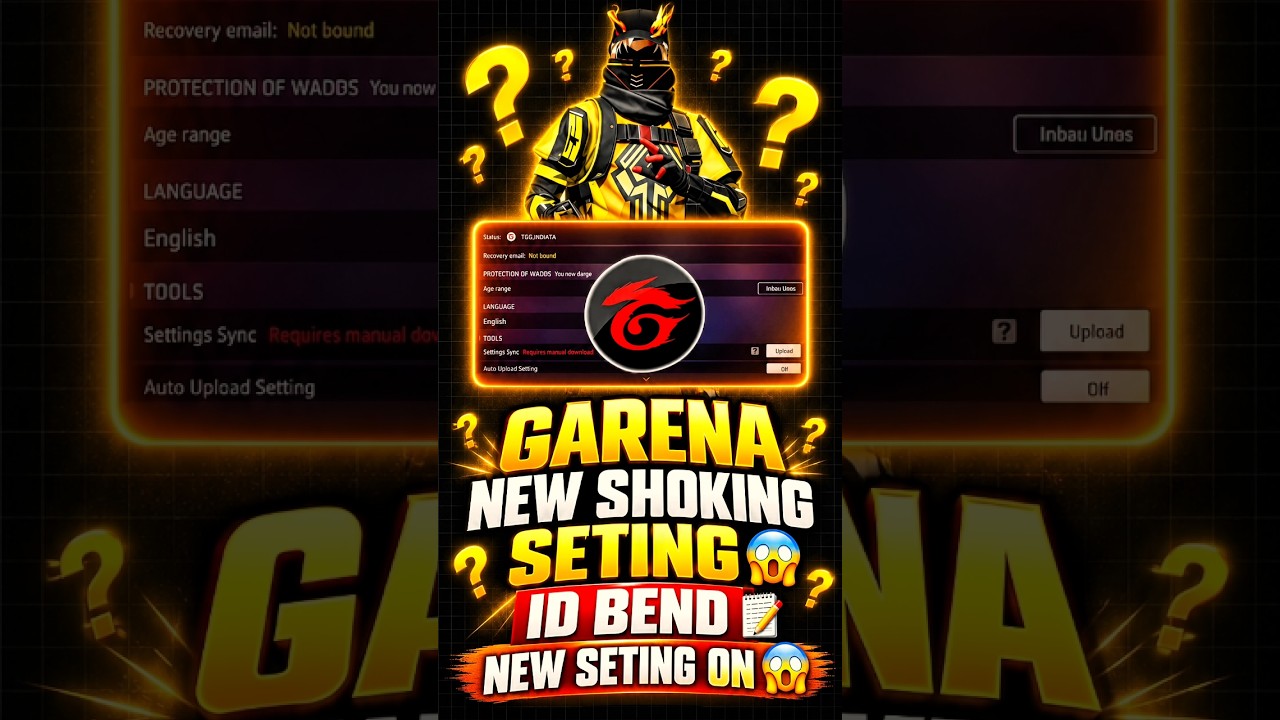Garena's Shocking New Setting 😱 Age Verification Update 😱 Avoid ID Ban 📝👇