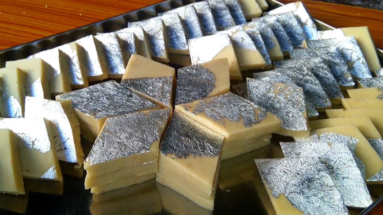Kaju Barfi Sweet Recipe | Easy Cashew Barfi | Kaju Katli Sweet Recipe | Indian Sweets Making Videos