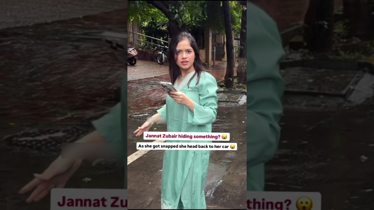 Jannat Zubair Hiding Something #shorts #jannatzubair