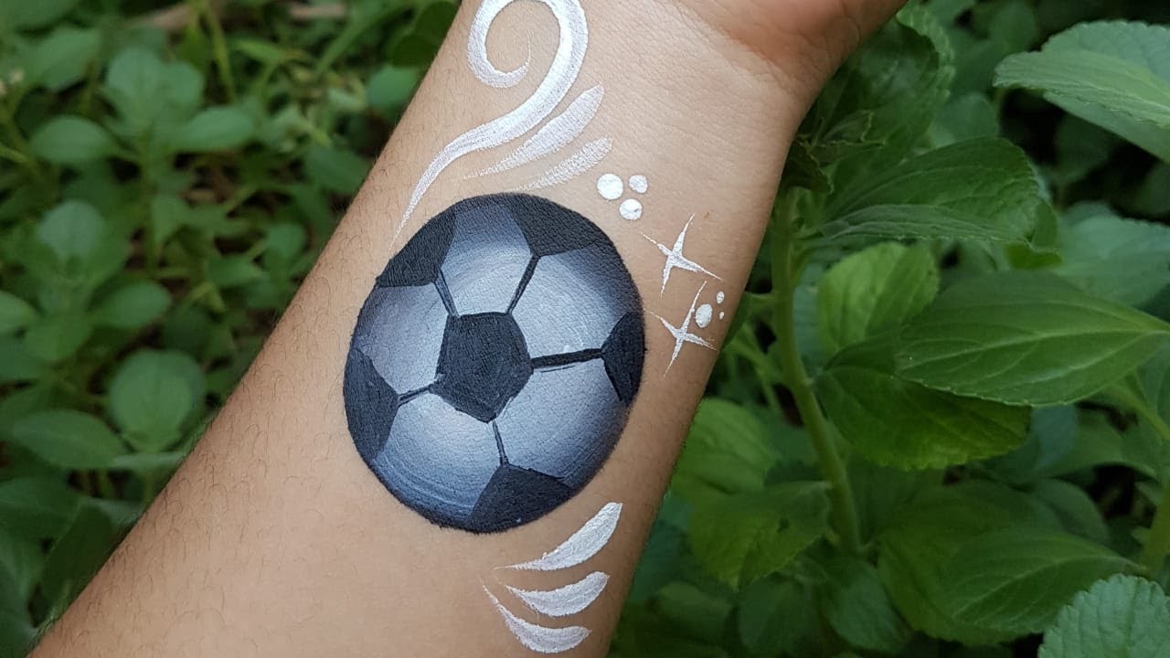 Pintura Facial - Bola de Futebol