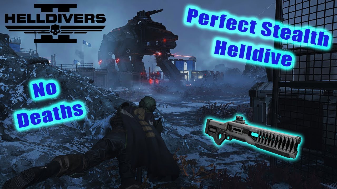 Helldivers 2 - Perfect Solo Helldive, Stealth Sniper Gameplay (No Commentary) (All Clear)(No Deaths)