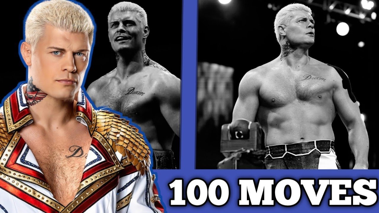 TOP 100 MOVES OF CODY RHODES (AEW)