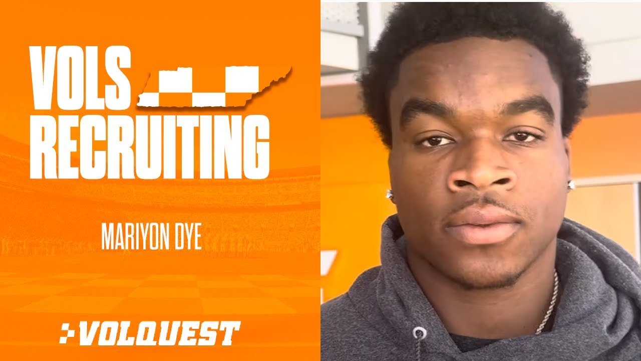 Tennessee football commit Mariyon Dye details his latest Tennessee visit I GBO