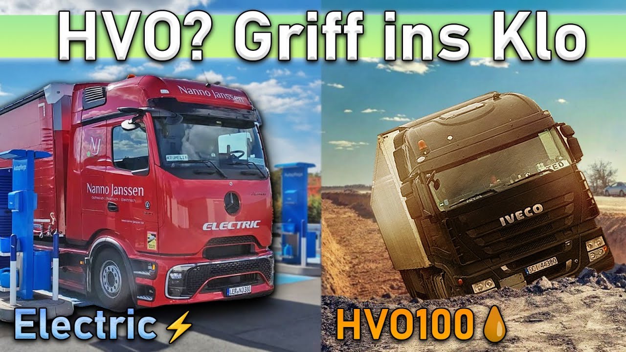 Der größte IRRTUM der Branche: Wer auf HVO100 statt auf E-LKW setzt, kann bald zusperren