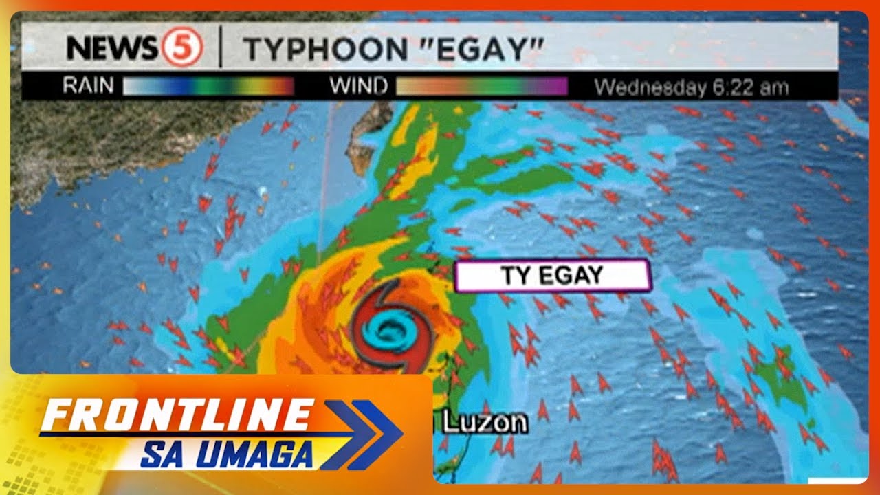 Bagyong Egay, patuloy na binabayo ang Northern Luzon | Frontline Sa Umaga