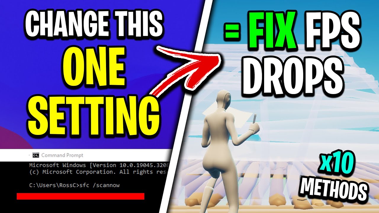 Исправление падений FPS и зависаний в Fortnite — лучшие методы!