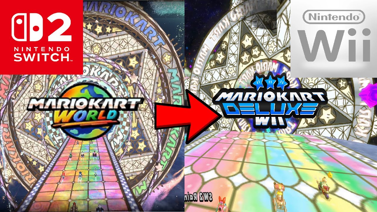 Mario Kart World Tracks on Wii! - Mario Kart Wii Deluxe X