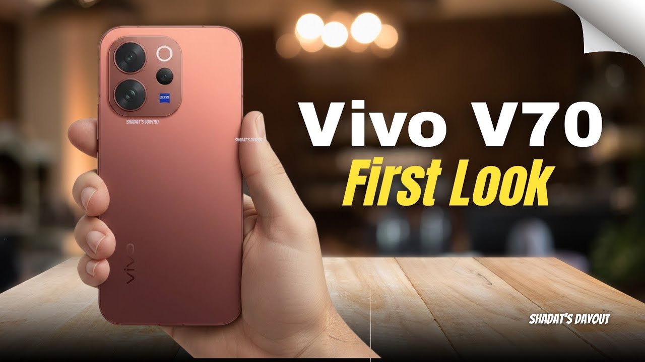 Официальный первый взгляд на Vivo V70 &mdash; наконец-то он здесь!