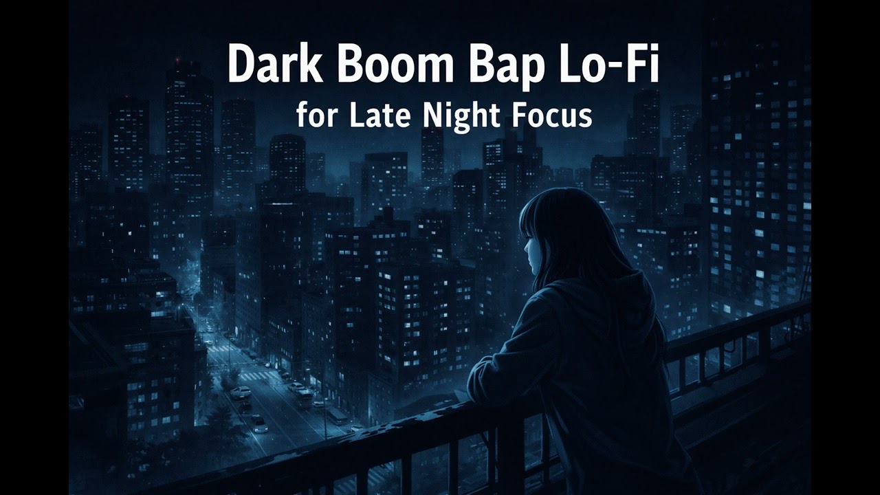 late night focus lo-fi 💀 dark boom bap beats for deep work 30min