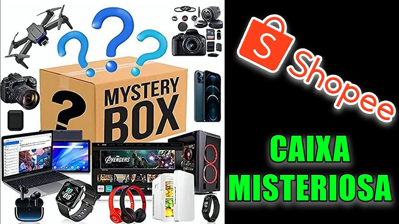 COMPREI A CAIXA MISTERIOSA DE R$170 da SHOPEE! #caixamisteriosa