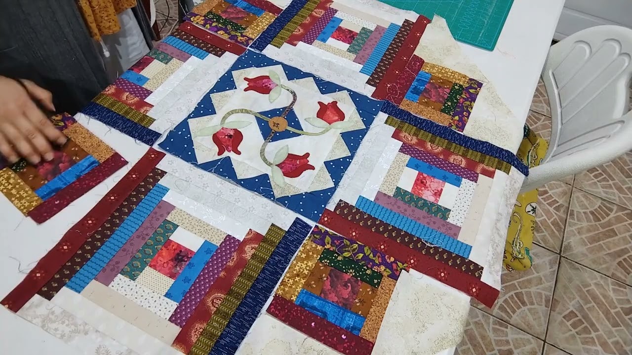 Mantel de log cabin 3ra parte