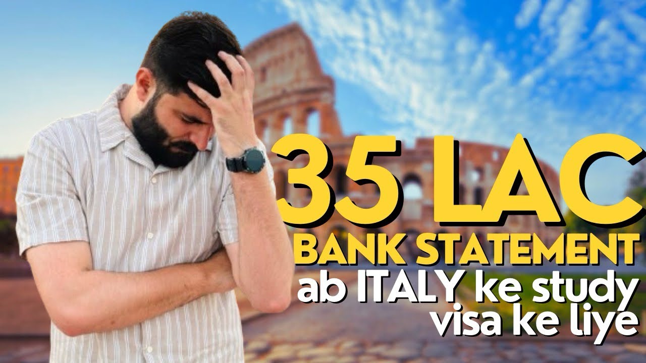 Struggling with Italy Bank Statement? New Rules from Embassy | Study Visa
