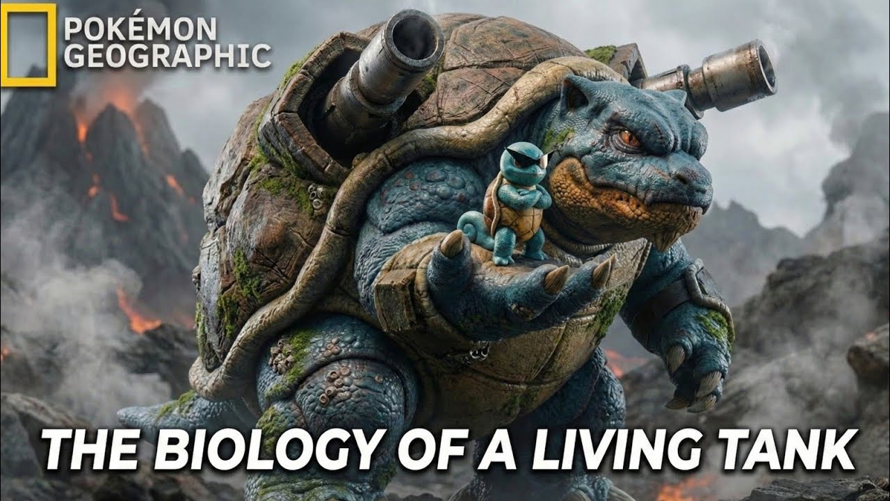 Pokémon in Real Life | The Terrifying Biology of Mega Blastoise | Living Tank