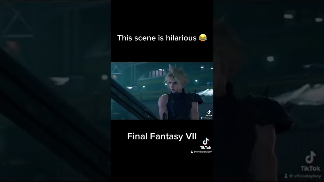 One of my favourite scenes 😂 #FinalFantasyVIIRemake