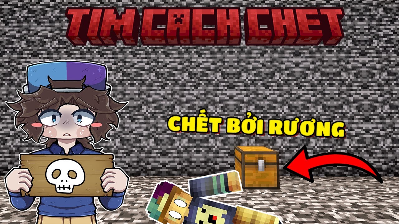 10 CÁCH CHẾT NGU NGƯỜI TRONG CĂN PHÒNG ĐÁ NỀN MINECRAFT !!