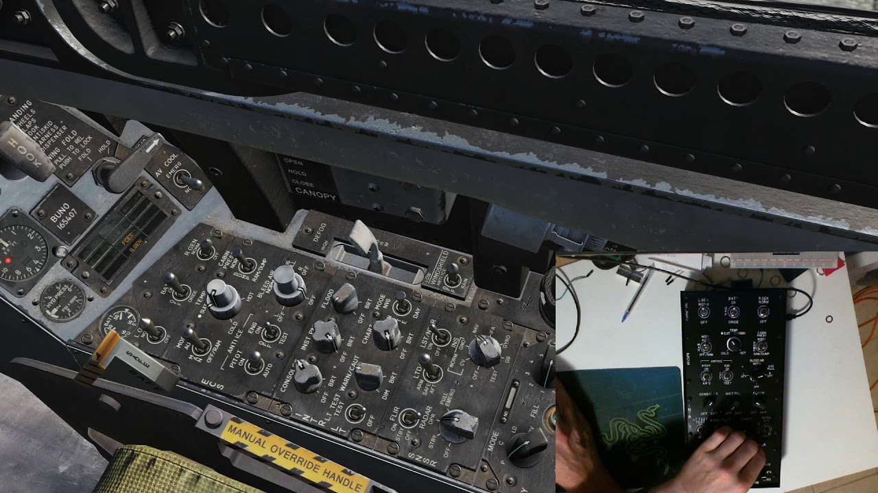 DCS F18 Hornet Right Replica Controller