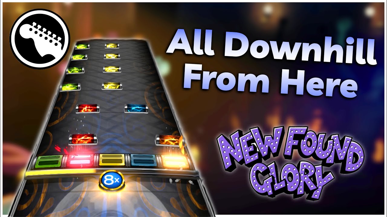 ALL DOWNHILL FROM HERE - New Found Glory | Rock Band 4 (Guitar FC)