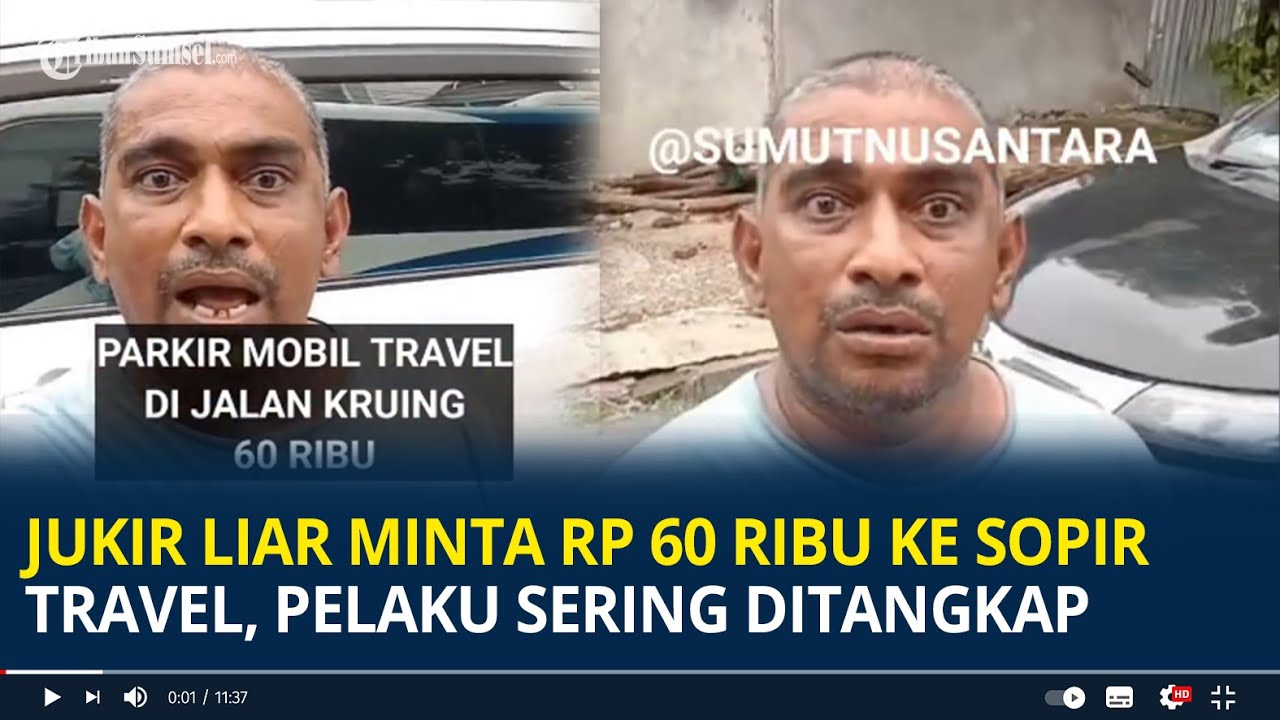 Viral Jukir Liar Minta Rp 60 Ribu ke Sopir Travel, Pelaku Sering Ditangkap
