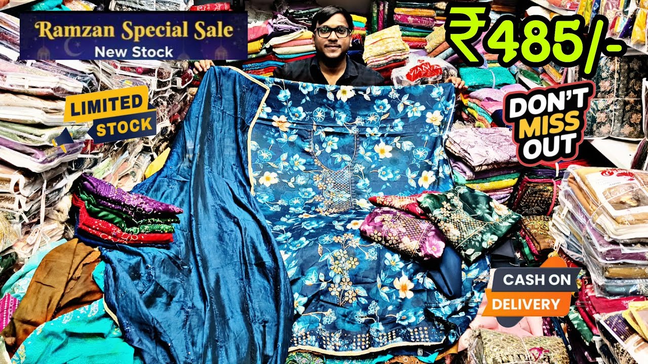 RAMZAN SPECIAL Boutique Style Dress Materials ₹485/- HUGE Discount Prices 😱 Limited Stock Order Now 