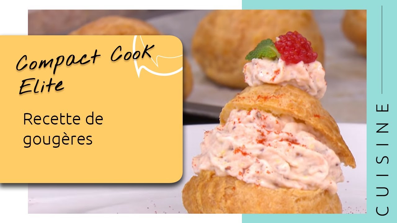 Recette de gougères avec le robot Compact Cook Elite
