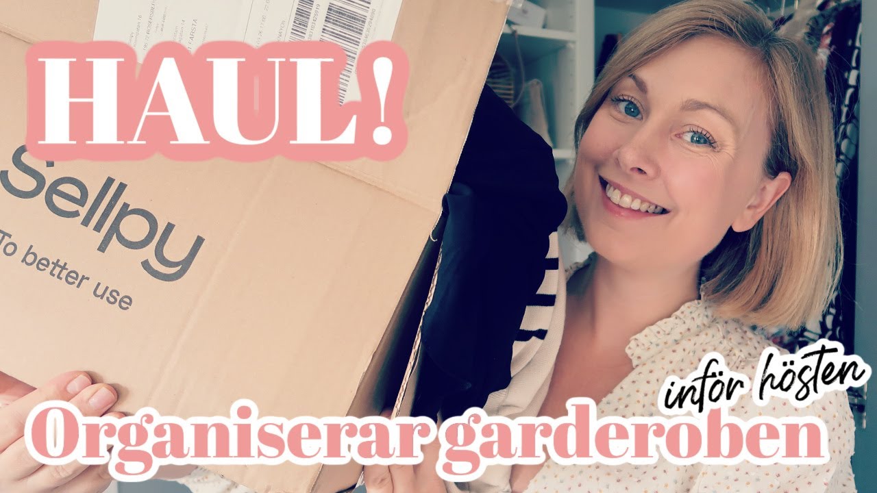 ORGANISERAR HÖSTGARDEROBEN// MASSOR AV OUTFITSIDÉER FÖR KONTORET //+SELLPY HAUL!