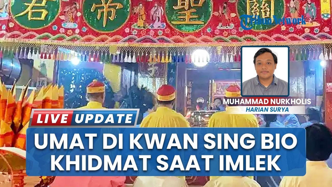 Suka Cita Imlek 2577, Umat TITD Kwan Sing Bio Tuban Khidmat Sembahyang Chuxi