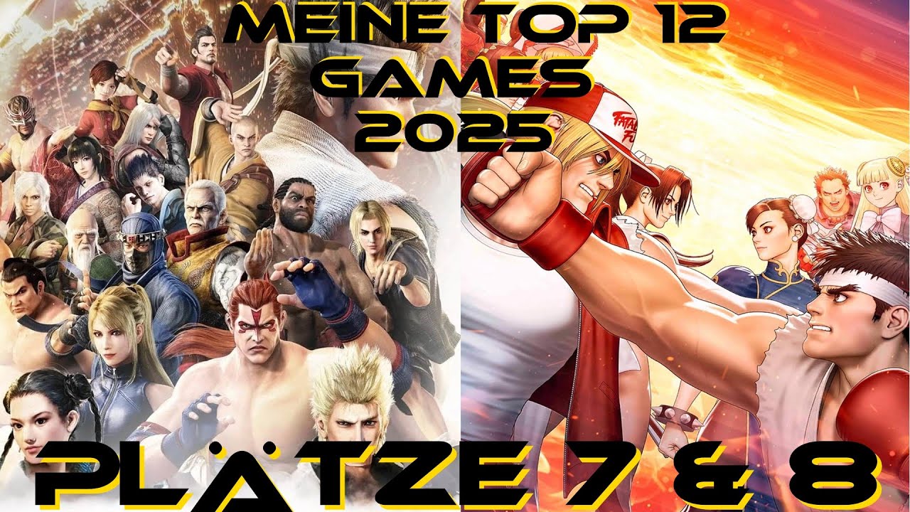 Meine Top 12 Games 2025 - Plätze 7 & 8